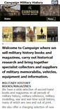 Mobile Screenshot of campaignmilitaryhistory.com
