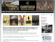 Tablet Screenshot of campaignmilitaryhistory.com
